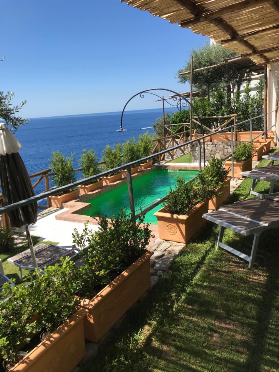 La Maurella Panzió Praiano Kültér fotó